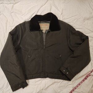 Abercrombie & Fitch Company Bomber Jacket Medium Khaki Green